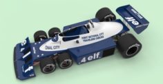 Tyrrell P34B six-wheeler Formula 1 3D Model