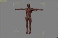 Zombie Character 3D Model
