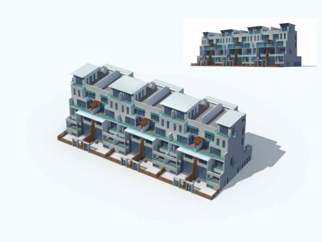 City – Villa 11143 3D Model