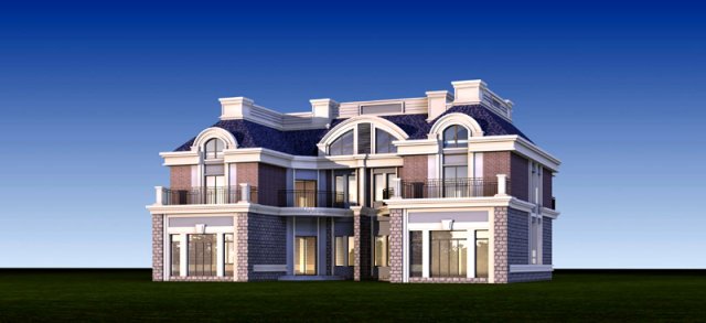 City – Stylish two-seat villa 65 3D Model