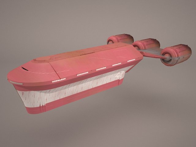 Interplanetary Transport Star Wars 3D Model