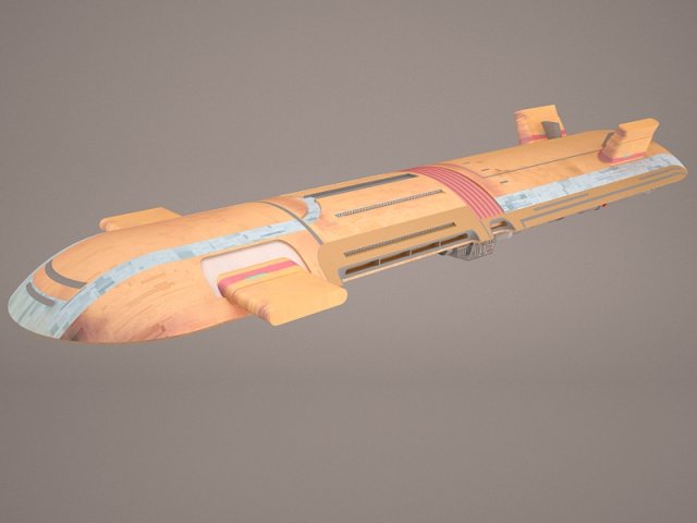 Sky Bus Star Wars 3D Model