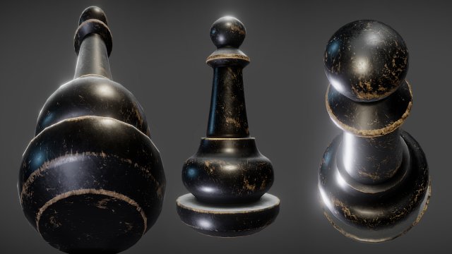 Chess pawn 3D Model