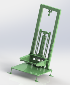 Heavy load lifting mechanism 3D Model