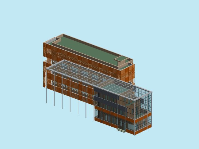 City planning office building fashion design – 368 3D Model