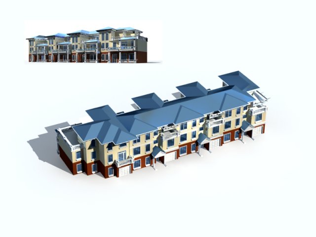 City – Villa 1190 3D Model