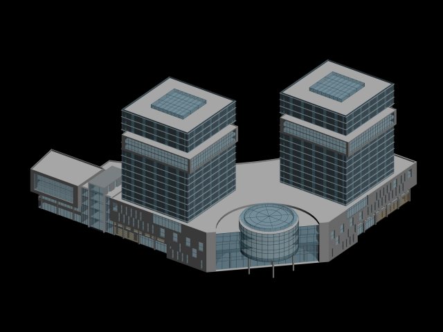 City planning office building fashion design – 230 3D Model