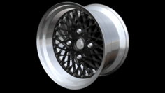 SSR Formula Mesh Wheel 3D Model