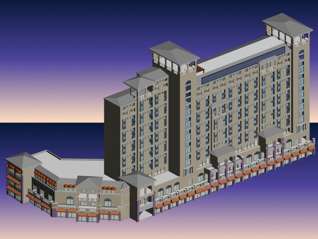 City government office building architectural design – 164 3D Model