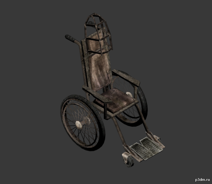 Wheel Chair 3D Model