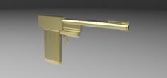 Golden Gun from James Bond 007 3D Model