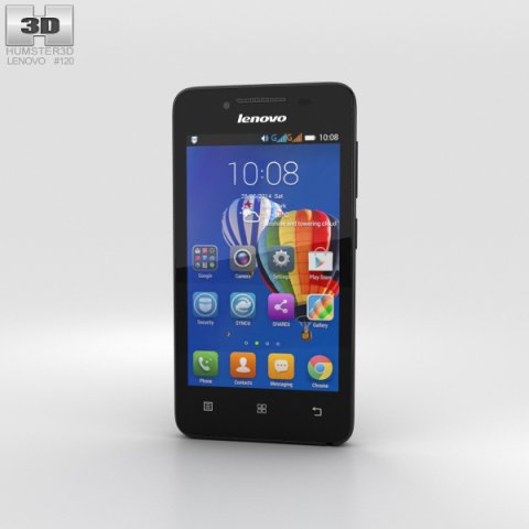 Lenovo RocStar A319 Black 3D Model