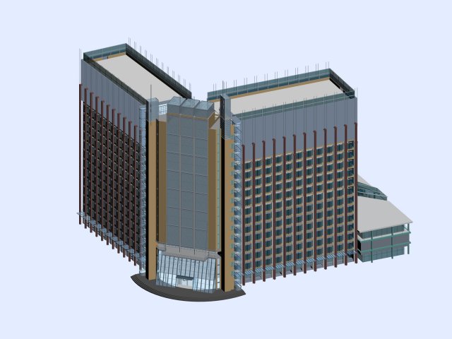City planning office building fashion design – 292 3D Model