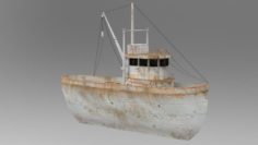 Rusty fishing boat 3D Model