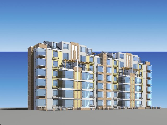 City Residential Garden villa office building design – 120 3D Model