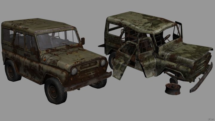 UAZ-469 3D Model