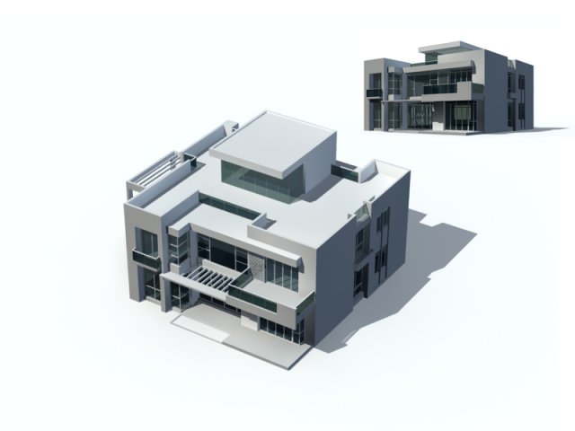 City – Villa 11121 3D Model