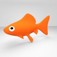 Fish model for cartoon or underwater						 Free 3D Model