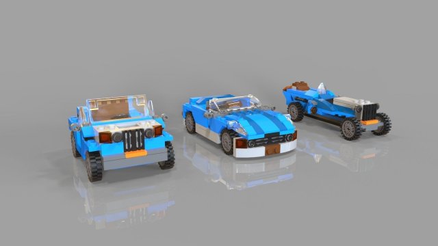 Lego cars pack 3 3D Model