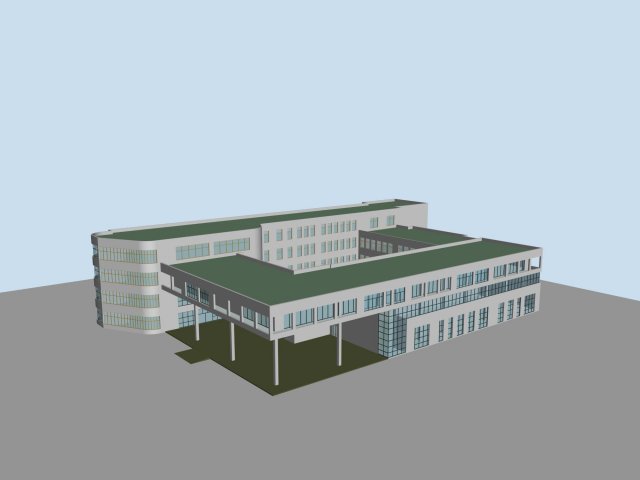 City planning office building fashion design – 249 3D Model