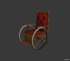 Wheelchair 3D Model