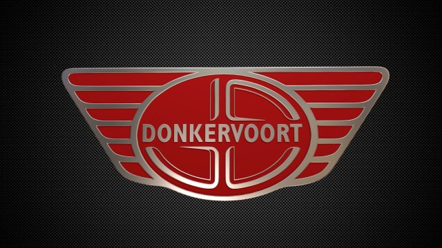 Donkervoort logo 3D Model