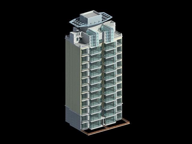 City government office building architectural design – 293 3D Model