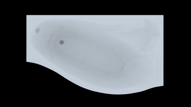 Bathtube Aquanet Palma 170100 model 3D Model