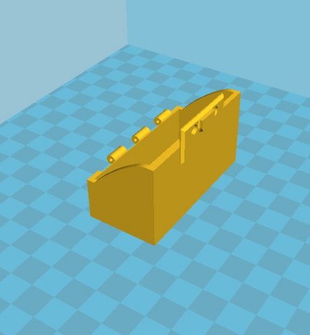 Igarette case with a latch 3D Model