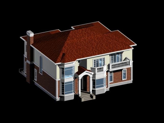 City – alone Villa 11132 3D Model