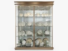 Birgit Israel – Pair of american brass display cabinets 3D Model