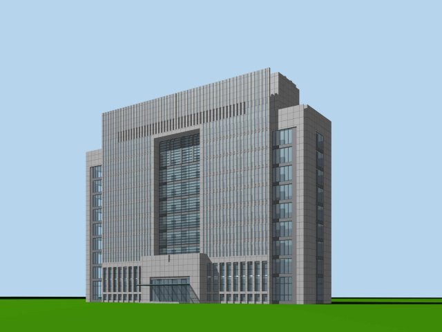 City planning office building fashion design – 199 3D Model