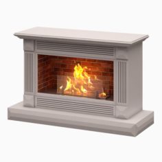 Fireplace 01 3D Model