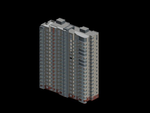 City government office building architectural design – 310 3D Model