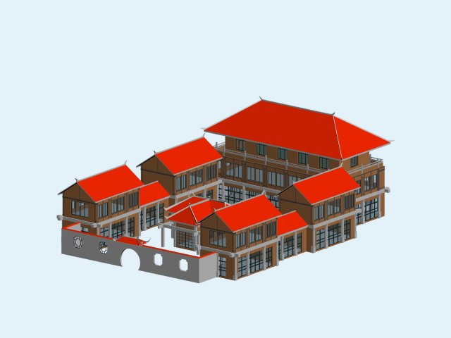 City planning office building fashion design – 208 3D Model