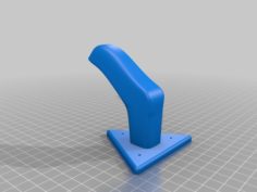 Motor Bike Helmet Hanger 3D Print Model