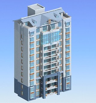 City government office building architectural design – 327 3D Model