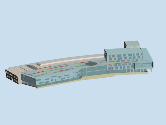 City planning office building fashion design – 220 3D Model