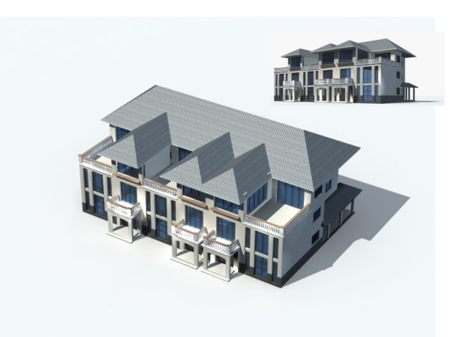 City – Villa 11101 3D Model