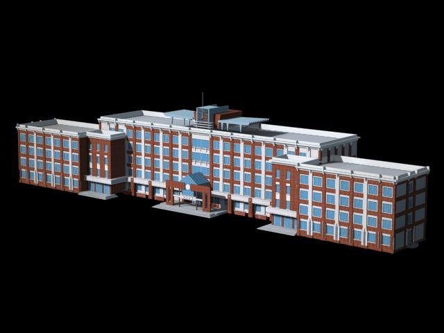 City planning office building fashion design – 08 3D Model