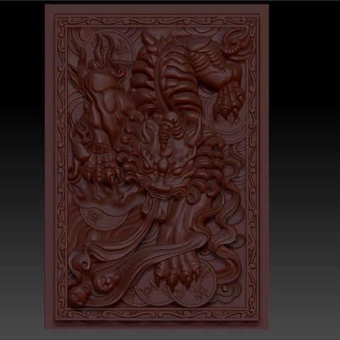 Mythical Wild Animal  Pixiu 3D Print Model