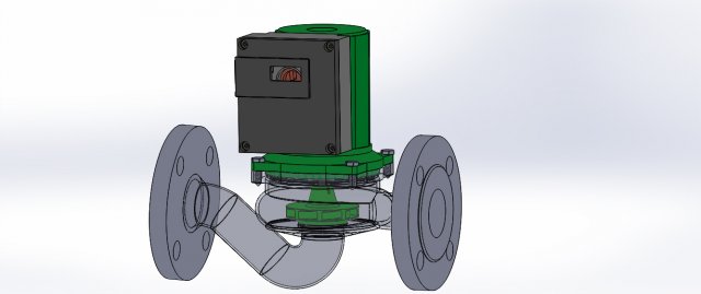 Centrifugal Circulating Pump 3D Model