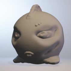 Bellafich (fish girl series minitoys) 3D Print Model