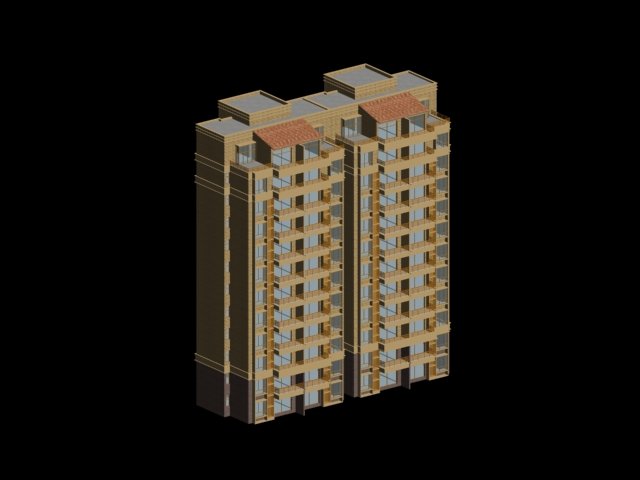 City government office building architectural design – 364 3D Model