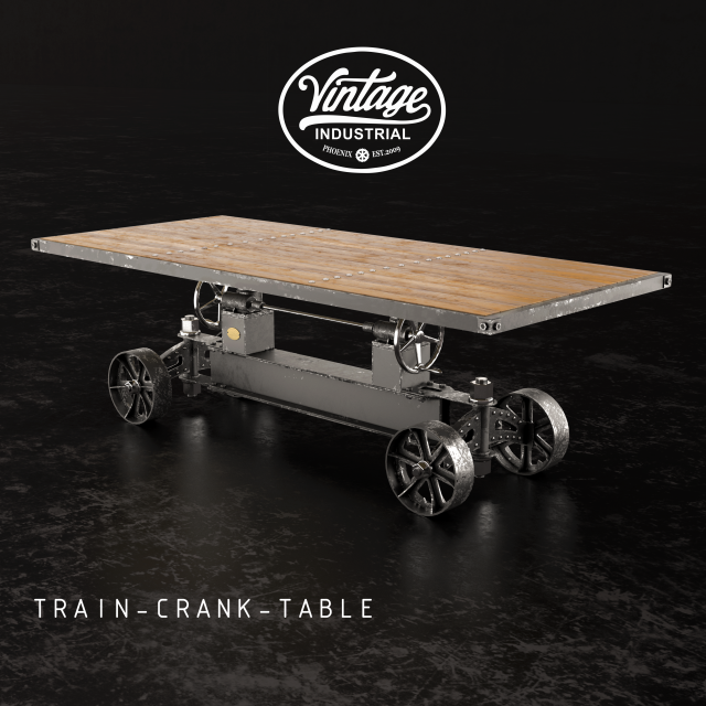 Train-crank-table 3D Model