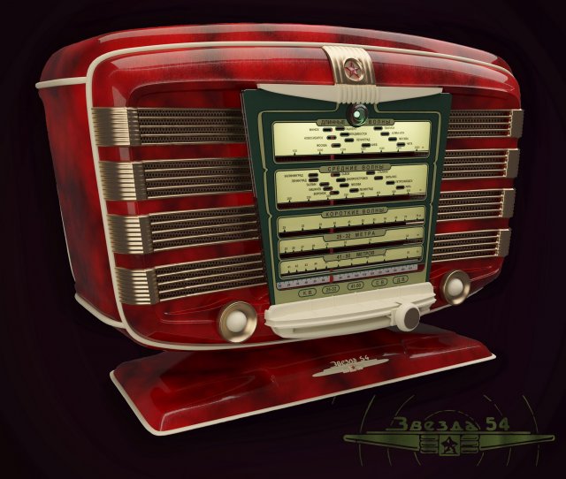 Radio Zvezda-54 3D Model