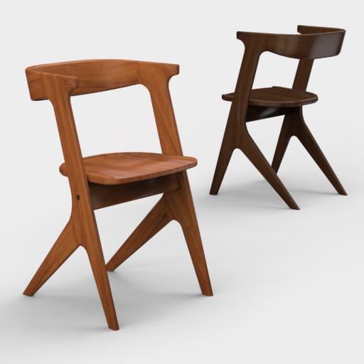 Slab Chair 3D Model