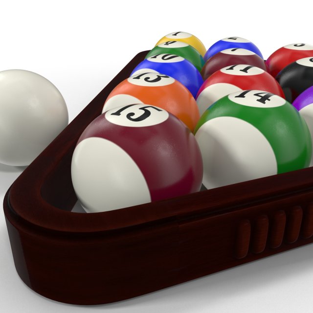 Pool Balls 3D Model