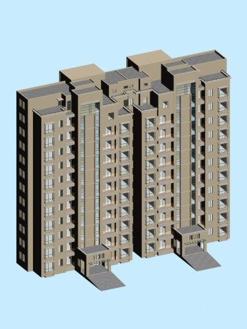 City government office building architectural design – 88 3D Model