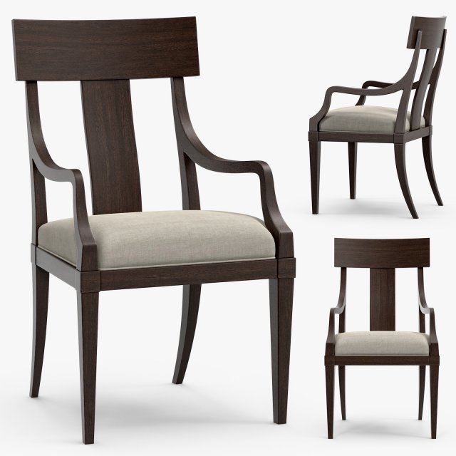 Bernhardt – Haven arm chair 3D Model